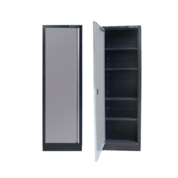 KING TONY Tall Cabinet (Black & Gray)