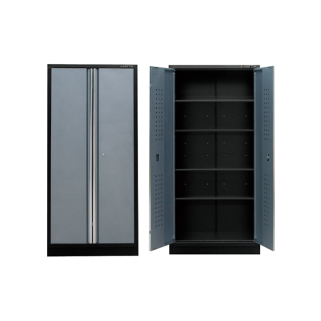 KING TONY Tall Cabinet (Black & Gray)
