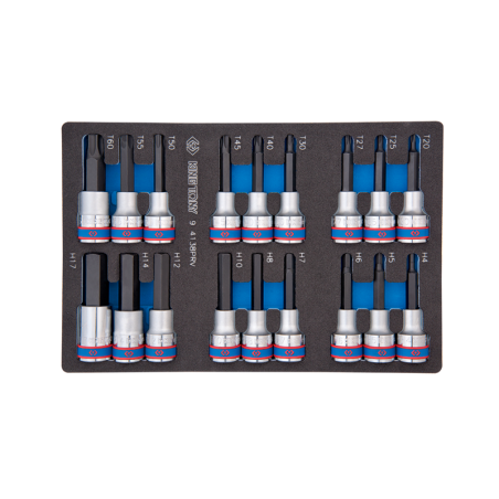 18 PCS TABULEIRO EVA CHAVES CAIXA 1/2" C