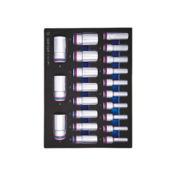 21 PCS TABULEIRO EVA CHAVES CAIXA 1/2" L
