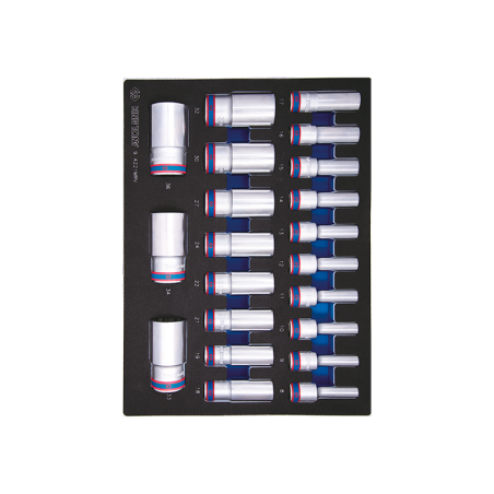 21 PCS TABULEIRO EVA CHAVES CAIXA 1/2" L