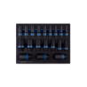 KING TONY 19 PC. 1/2' Impact socket set for Tool Trolley