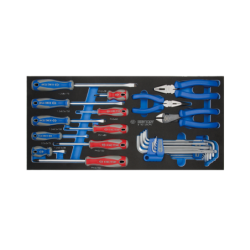 KING TONY 29 PC. Screwdriver & Pliers & Hex Key Set for Tool Chest