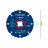 X-LOCK EXPERT Disco Diamante 125x22,23MM