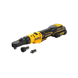 Llave de carraca sin Escobillas 1/4'' y 3/8'' XR 12V Li-Ion 3Ah de goma DEWALT