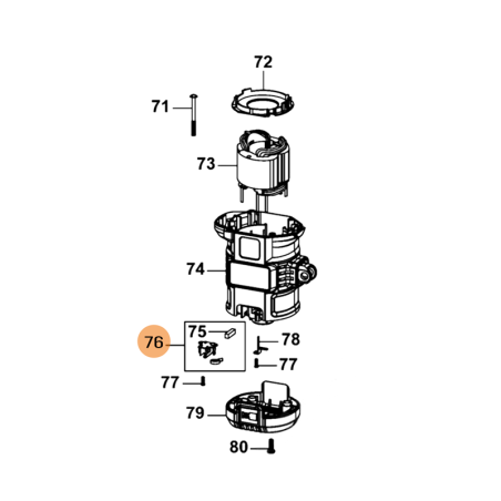 BLACK DECKER Brush and Holder
