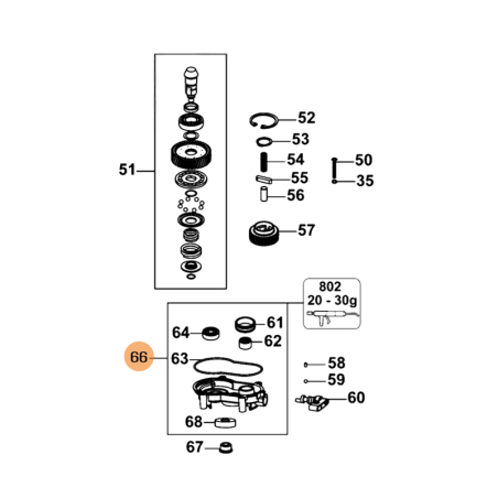 Tapa de la Caja de Cambios BLACK DECKER