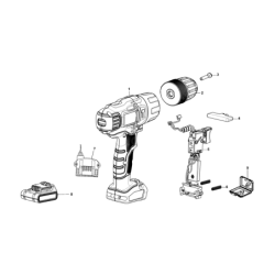 Cargador SA EGBL188SA + BSA BLACK DECKER