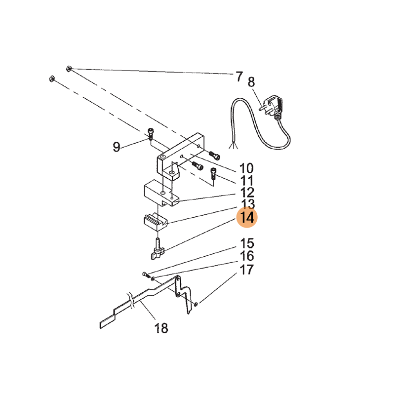 0107004 * PORCA M6X25-G1/30/V 0107004 * PORCA M6X25-G1/30/V