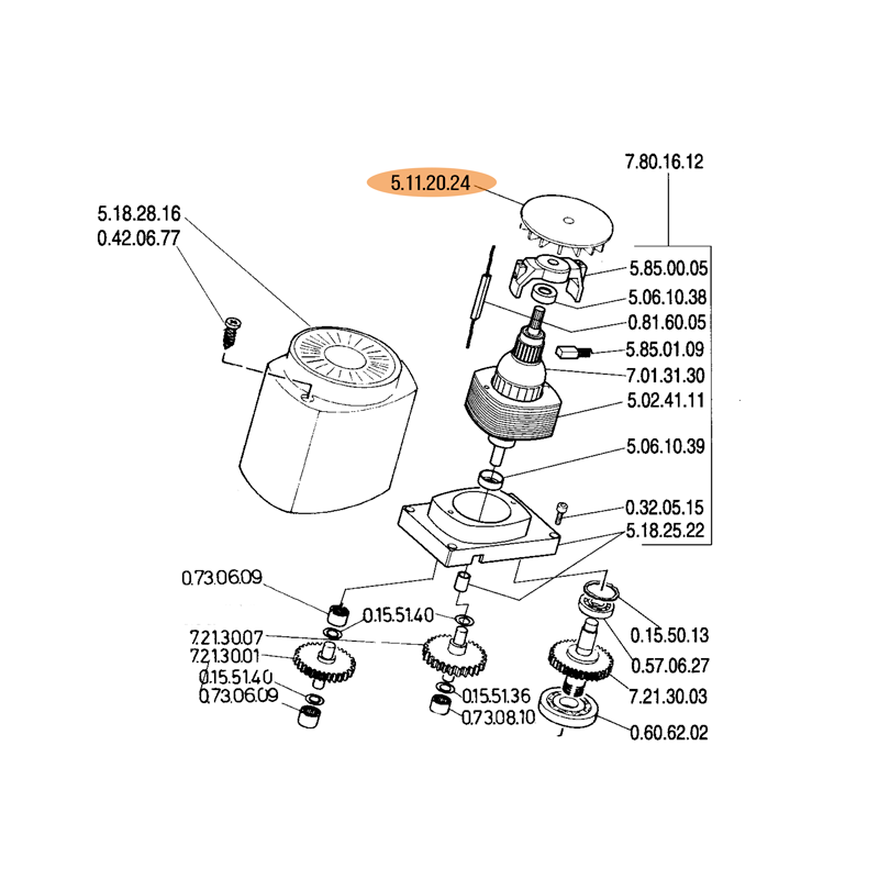 Motor de Ventilador para Sierras de Cinta FEMI