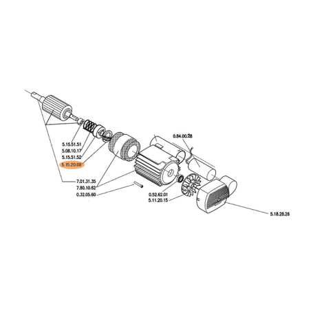 FEMI Brake Lining Ring for Wood Mitre Saw