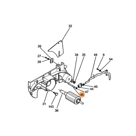 FEMI Head Lock Steel Pin for Miter Saws