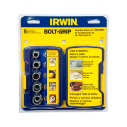 IRWIN Basic Kit of 5 BOLT GRIP  Screw Extractors