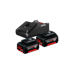 BOSCH 2 Batteries GBA 18V 4.0AH + GAL 18V-40 Professional