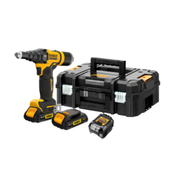Remachadora sin Escobillas 4,8mm XR 18V Li-Ion 2Ah DEWALT
