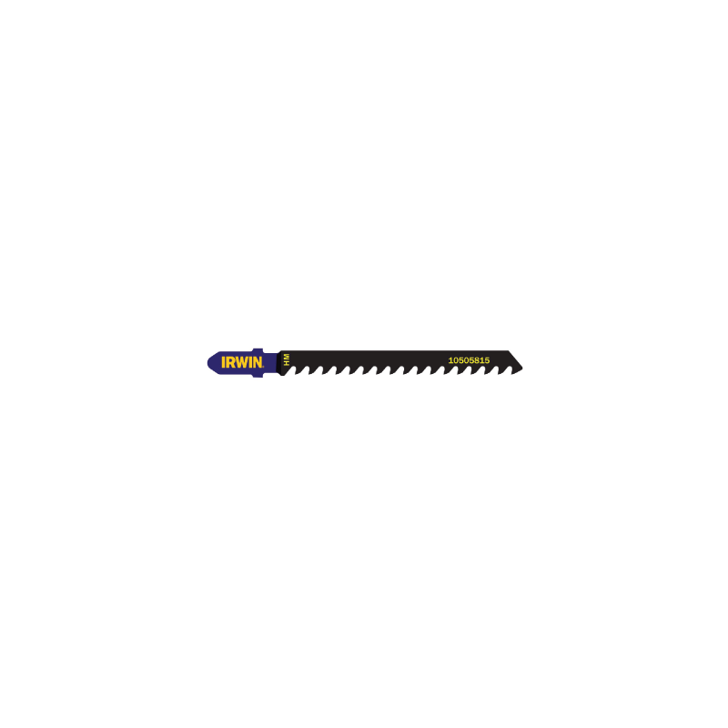 IRWIN Fiber and Plaster Jigsaw Blade T-Shank T341HM, 132 mm, 6 TPI (5un.)