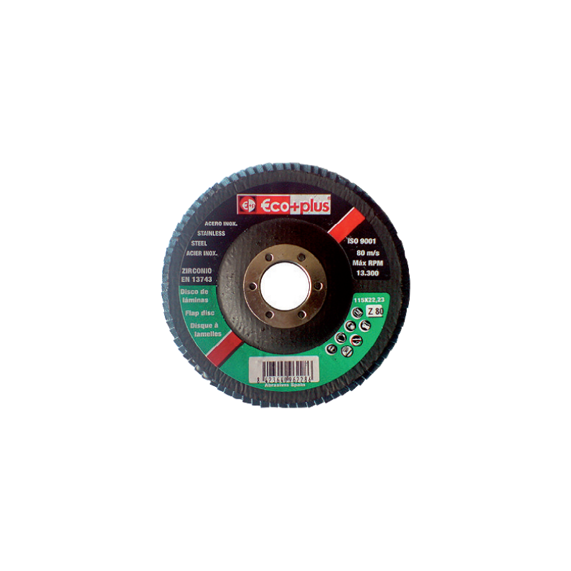 ECO-PLUS Flap Disc Zirconium EZ 40 125 x 22 mm