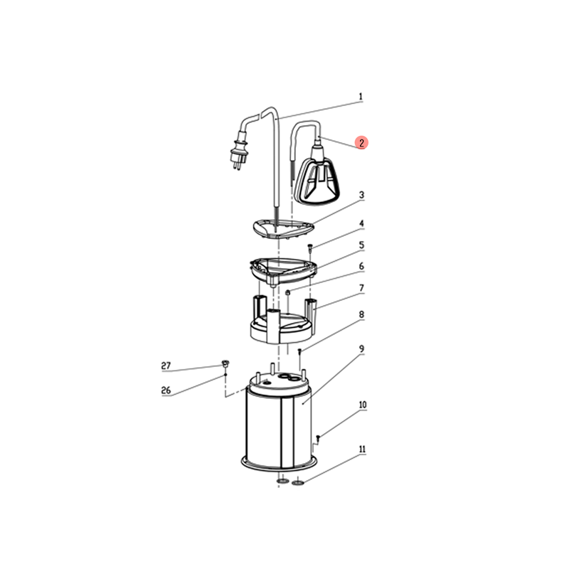 Interruptor Boia Bomba Águas Sujas 1100W CHEMITOOL AGRO Interruptor Boia Bomba Águas Sujas 1100W CHEMITOOL AGRO