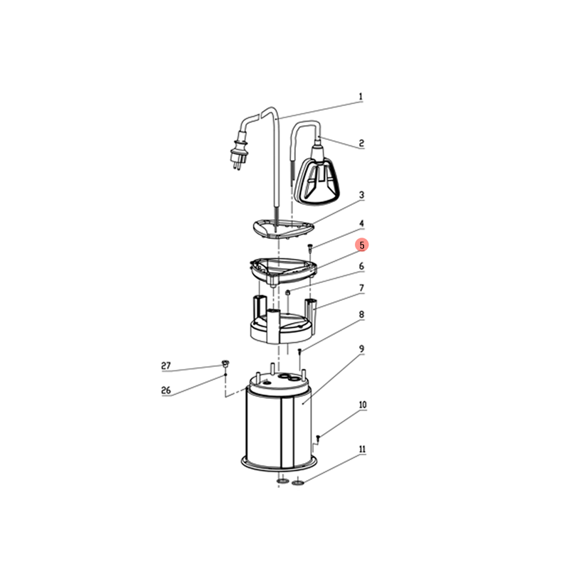 CHEMITOOL AGRO Complete Handle Dirty Water Pump 550w CHEMITOOL AGRO Complete Handle Dirty Water Pump 550w