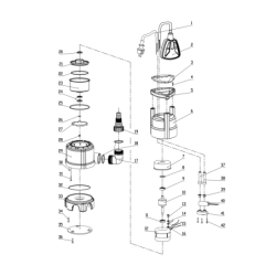 Motor Completo Bomba Águas Sujas 400w CHEMITOOL AGRO