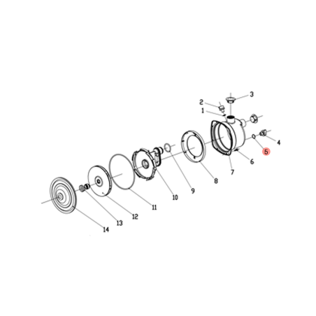 CHEMITOOL AGRO O'Ring 11.8*3.5 Garden Pump 800w
