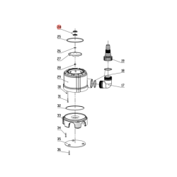 CHEMITOOL AGRO Reinforced Seal 12x24x4,5 Dirty Water Pump 400w