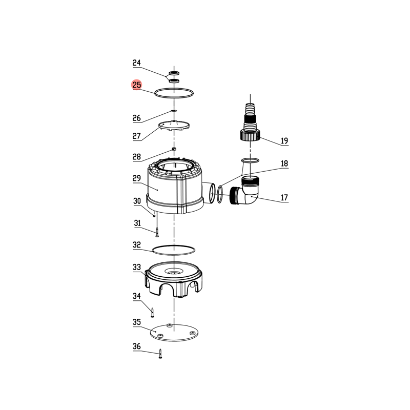 CHEMITOOL AGRO O Ring 89x53,3 Dirty Water Pump 400w CHEMITOOL AGRO O Ring 89x53,3 Dirty Water Pump 400w