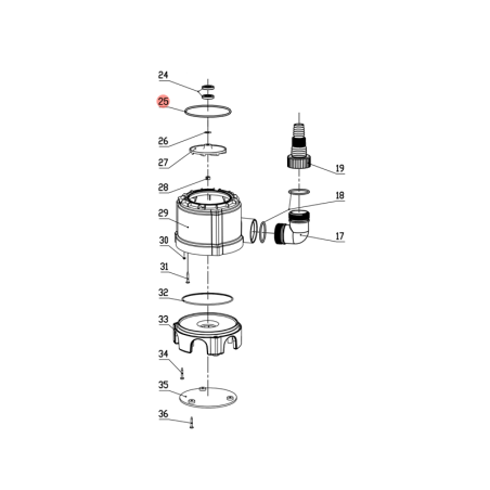 CHEMITOOL AGRO O Ring 89x53,3 Dirty Water Pump 400w