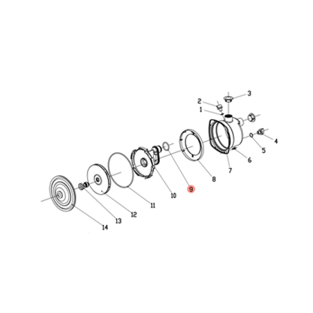 CHEMITOOL AGRO O'Ring 26.5*2.65  Garden Pump 800w