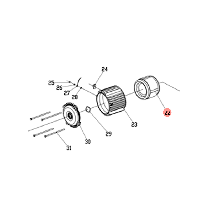 CHEMITOOL AGRO Stator Garden Pump 800w
