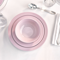 Stoneware Cereal Bowl 16cm - Shell Pink