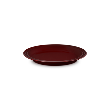 Prato Redondo Raso 27cm Garnet