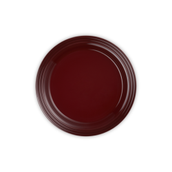 Prato Redondo Raso 27cm Garnet