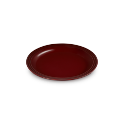 Prato Redondo Raso 27cm Garnet