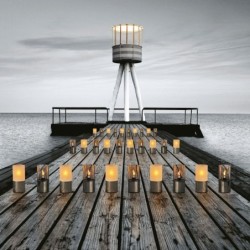 Lamp Oil Frosted Glass - Em