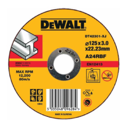 25 DeWalt Metal Cutting Discs 125mmx3mm