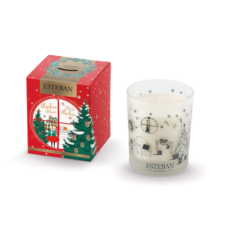 Scented Candle Ambre Blanc