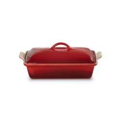 Rectangular Dish with Lid 33cm Cerise - Heritage