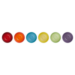Set of 6 Snack Bowls 330ml - Rainbow