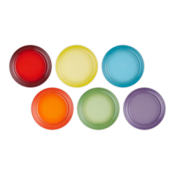 Juego de 6 Platos 27cm - Rainbow