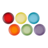 Set of 6 Dinner Plates 27cm - Rainbow
