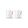 Set of 2 Hearts Mugs 350ml - L'Amour