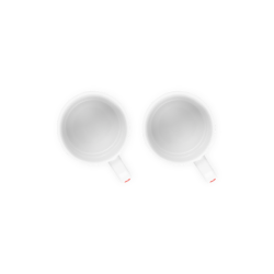 Set of 2 Hearts Mugs 350ml - L'Amour