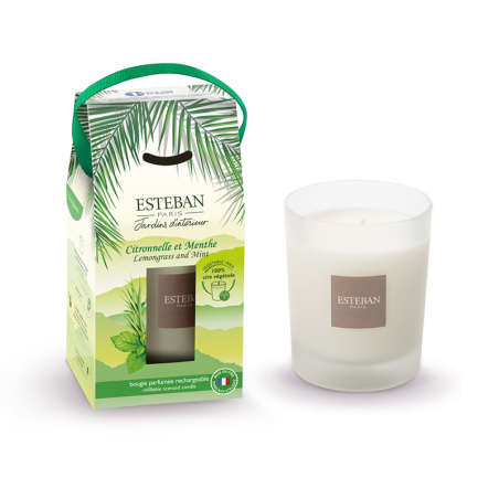 Vela Perfumada 180gr - Citronela e Menta
