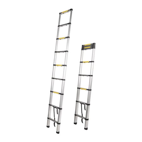 CHEMITOOL TOOLS Aluminium Telescopic Ladder Pro 4x5 Steps