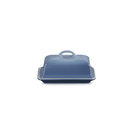 Stoneware Butter Dish Chambray