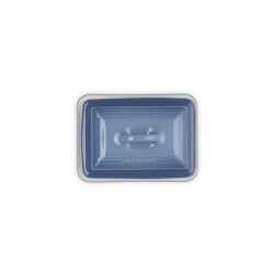 Stoneware Butter Dish Chambray