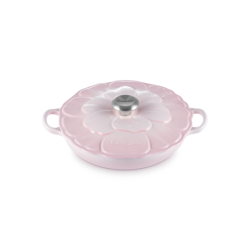 Cacerola Baja Pétalo Shell Pink 26cm