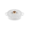 Cast Iron Petal Shallow Casserole Branca 26cm
