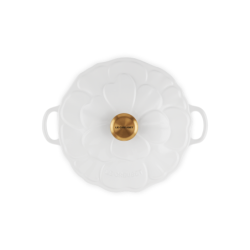 Cacerola Baja Pétalo Blanco 26cm